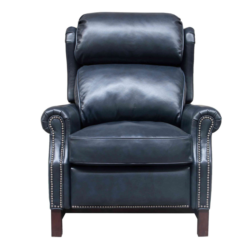 Birch Lane™ Manchester Genuine Leather Manual Recliner & Reviews Wayfair